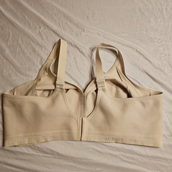 DONATING SOON Cacique No Wire Full Coverage Bra, Tan, Size 50DDD - Picture 10 of 10
